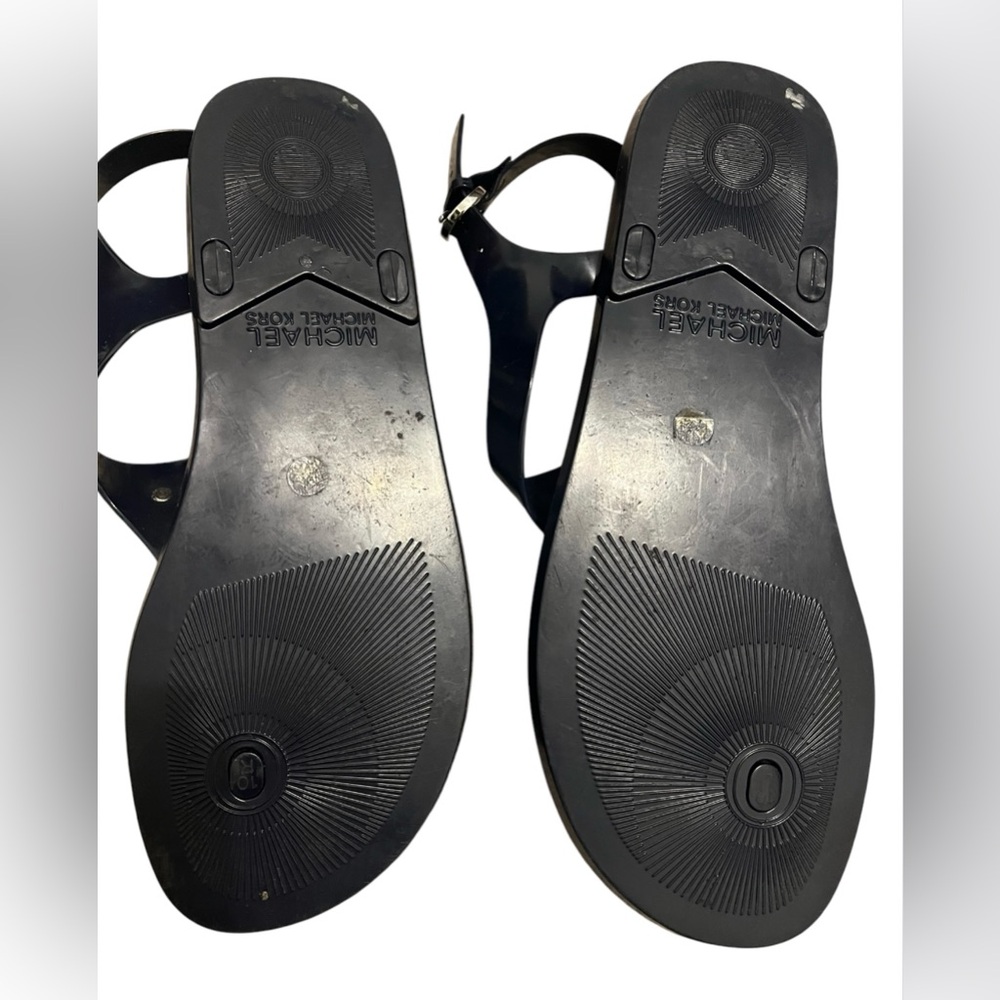 Michael Michael Kors women’s 8.5 - 9 navy blue slingback jelly sandals - Picture 5 of 5